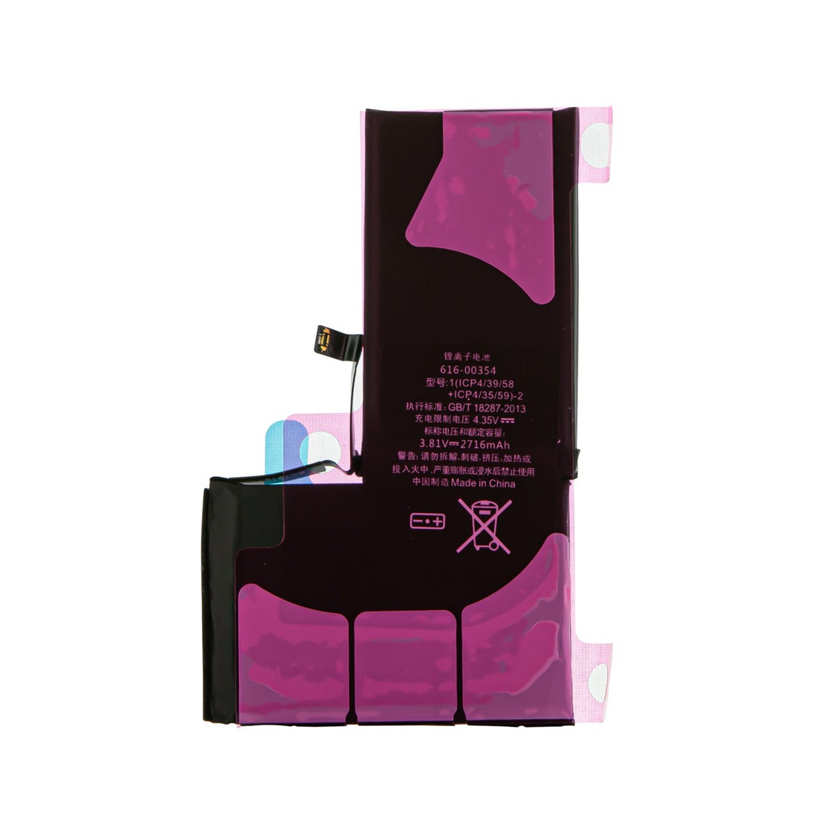 Kit de batería Premium + adhesivo + herramientas para iPhone X