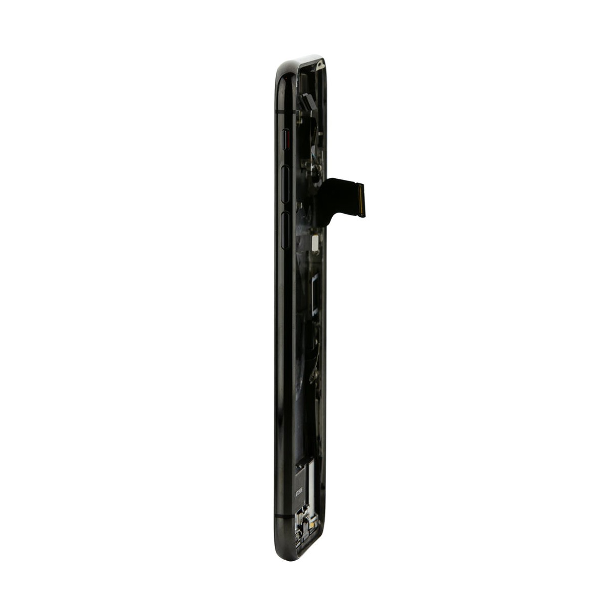 Conjunto de chasis y carcasa trasera con piezas pequeñas preinstaladas para iPhone X, negro — imagen 4
