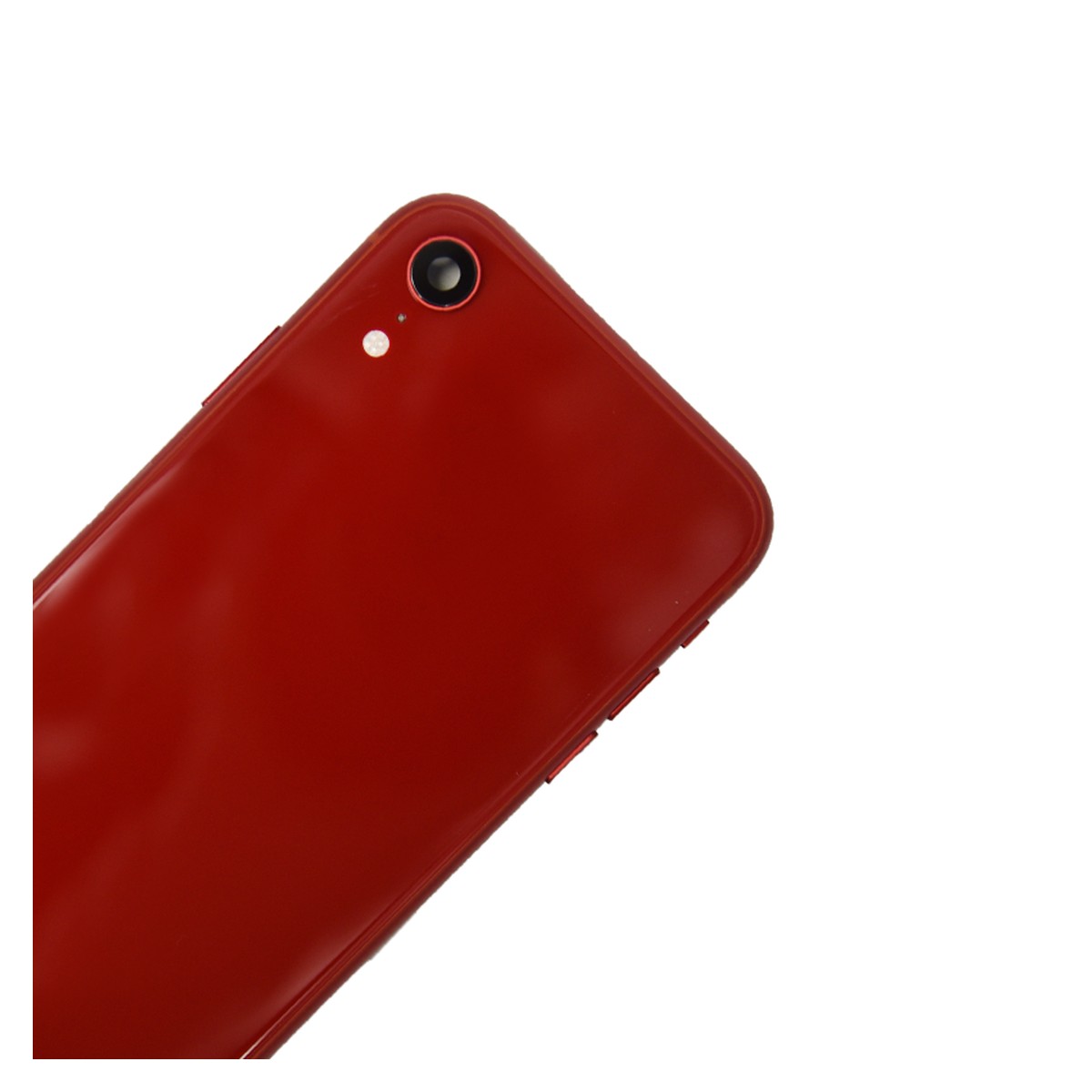 Conjunto de chasis y carcasa trasera con piezas pequeñas preinstaladas para iPhone XR, rojo — imagen 4