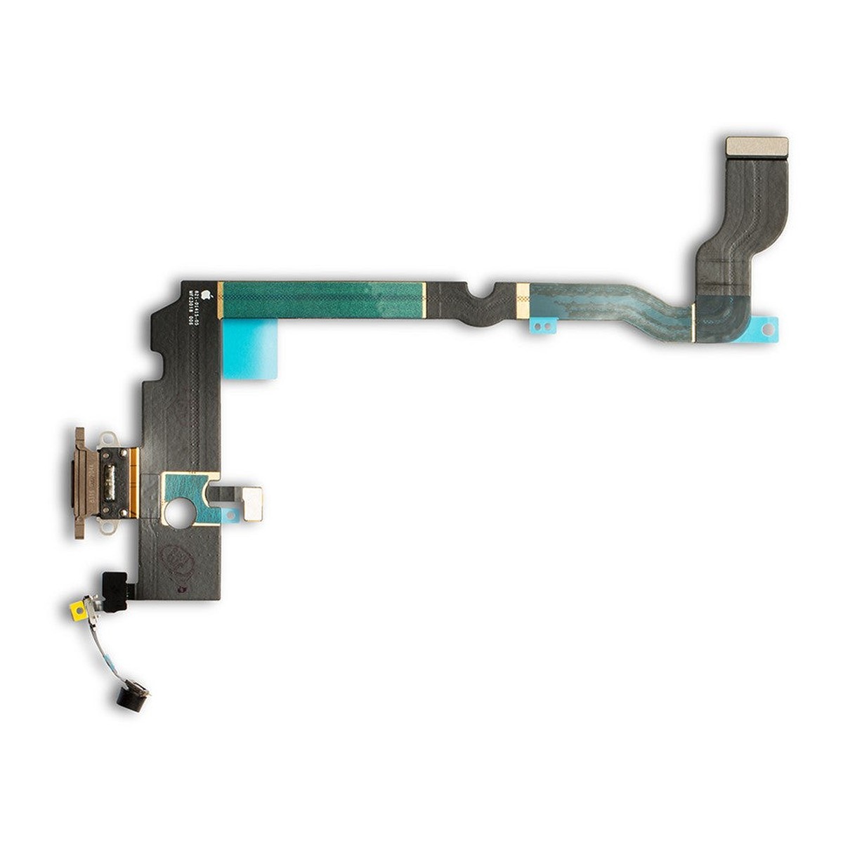 Cable flex con conector de puerto de carga para iPhone XS Max, dorado