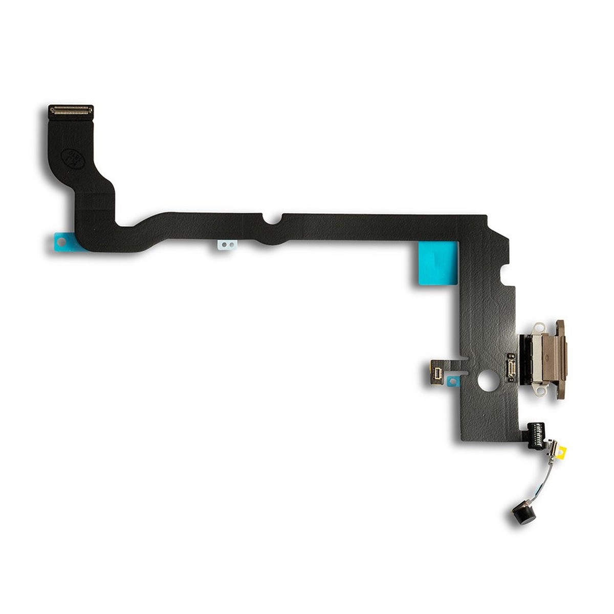 Cable flex con conector de puerto de carga para iPhone XS Max, dorado — imagen 3