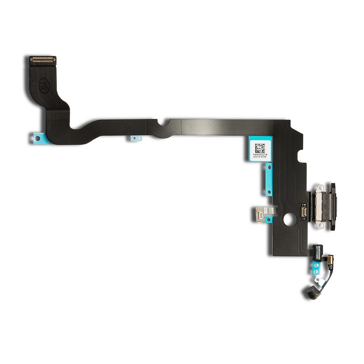 Cable flex con conector de puerto de carga para iPhone XS Max, plateado — imagen 2