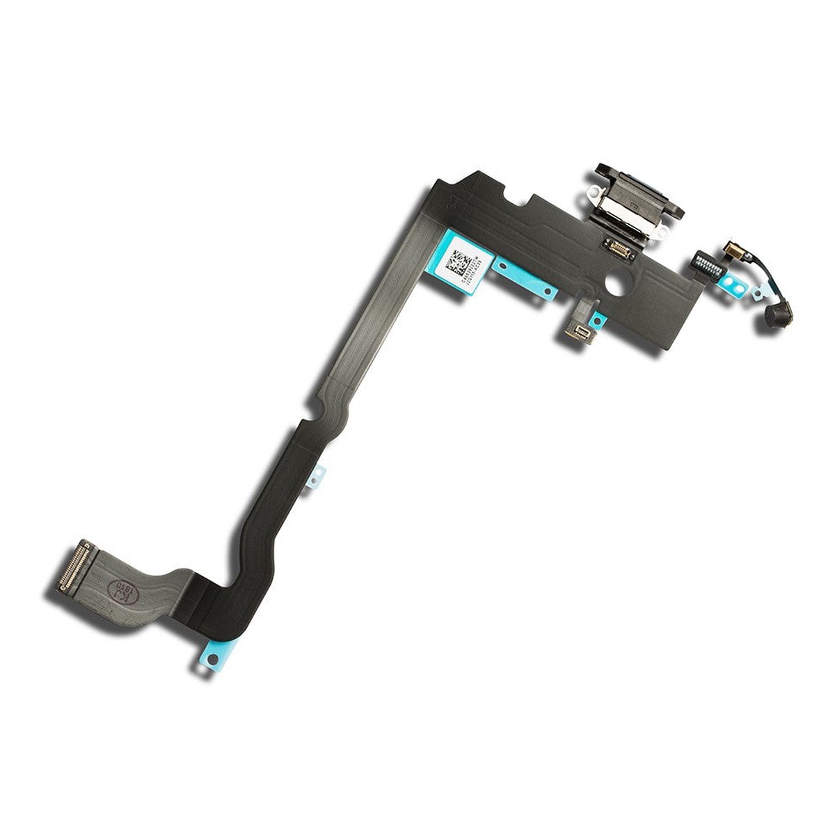 Cable flex con conector de puerto de carga para iPhone XS Max, plateado — imagen 3