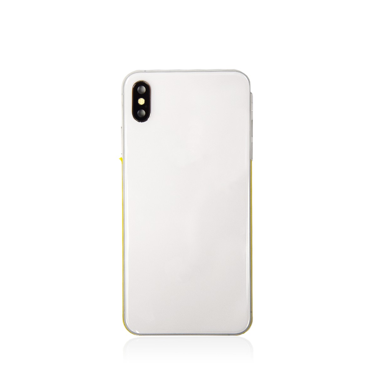Conjunto de carcasa trasera con piezas pequeñas preinstaladas para iPhone XS Max, plateado — imagen 2