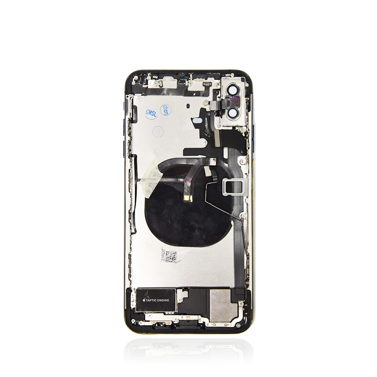 Conjunto de carcasa trasera con piezas pequeñas preinstaladas para iPhone XS Max, gris espacial — imagen 3