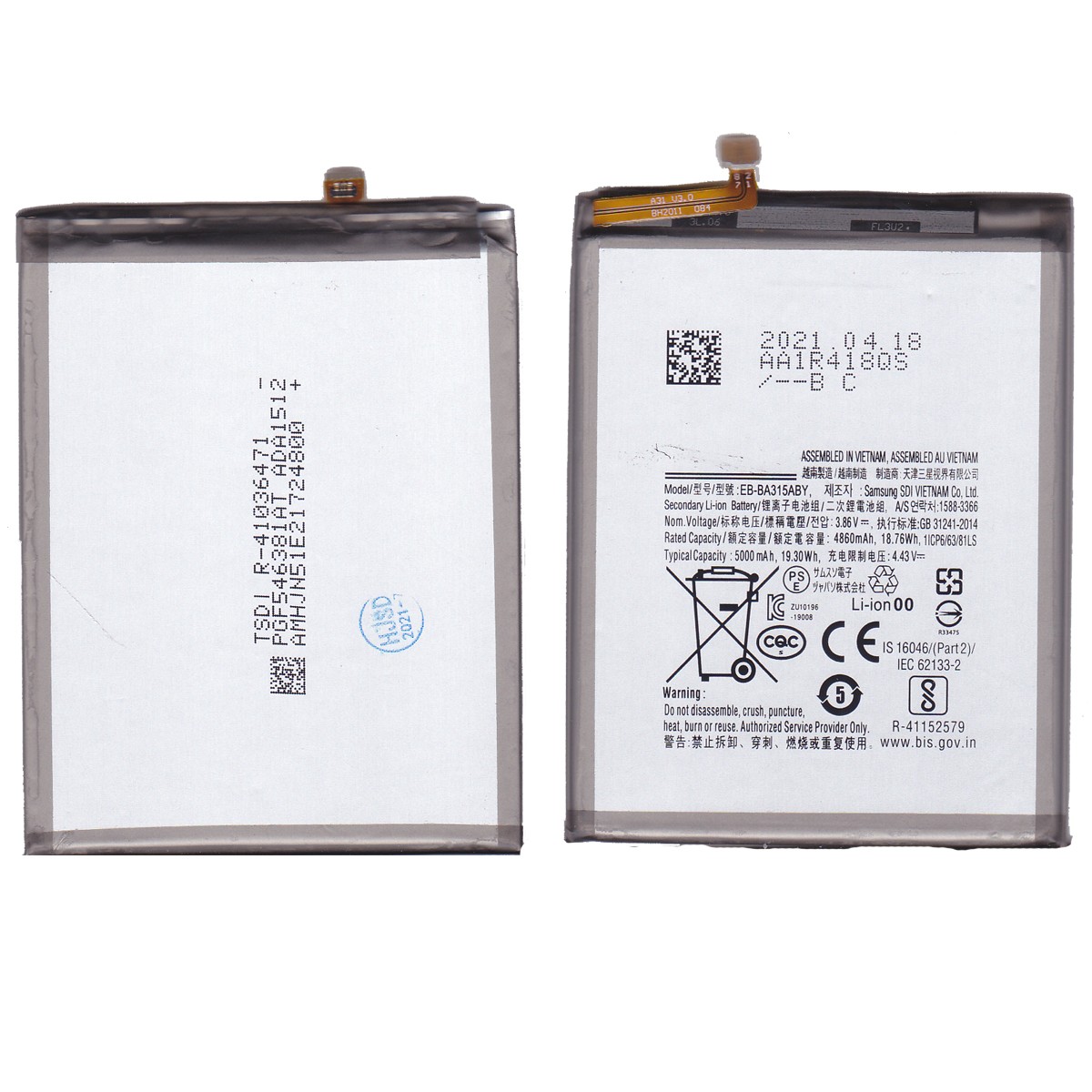 Batería para Galaxy A22 4G / A31 / A32, A225 / A315 / A325
