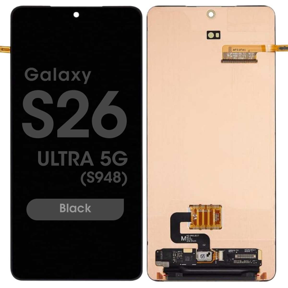 Pantalla OLED con táctil sin marco Service Pack para Galaxy S26 Ultra 5G (S948), Black