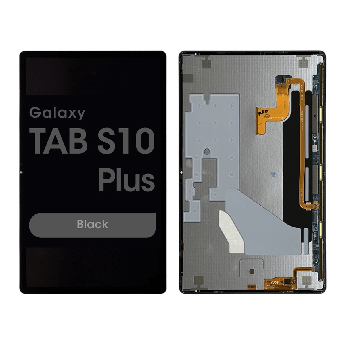 Pantalla OLED con táctil sin marco Service Pack para Galaxy Tab S10 Plus, X820 / X826 - 2024 / Black
