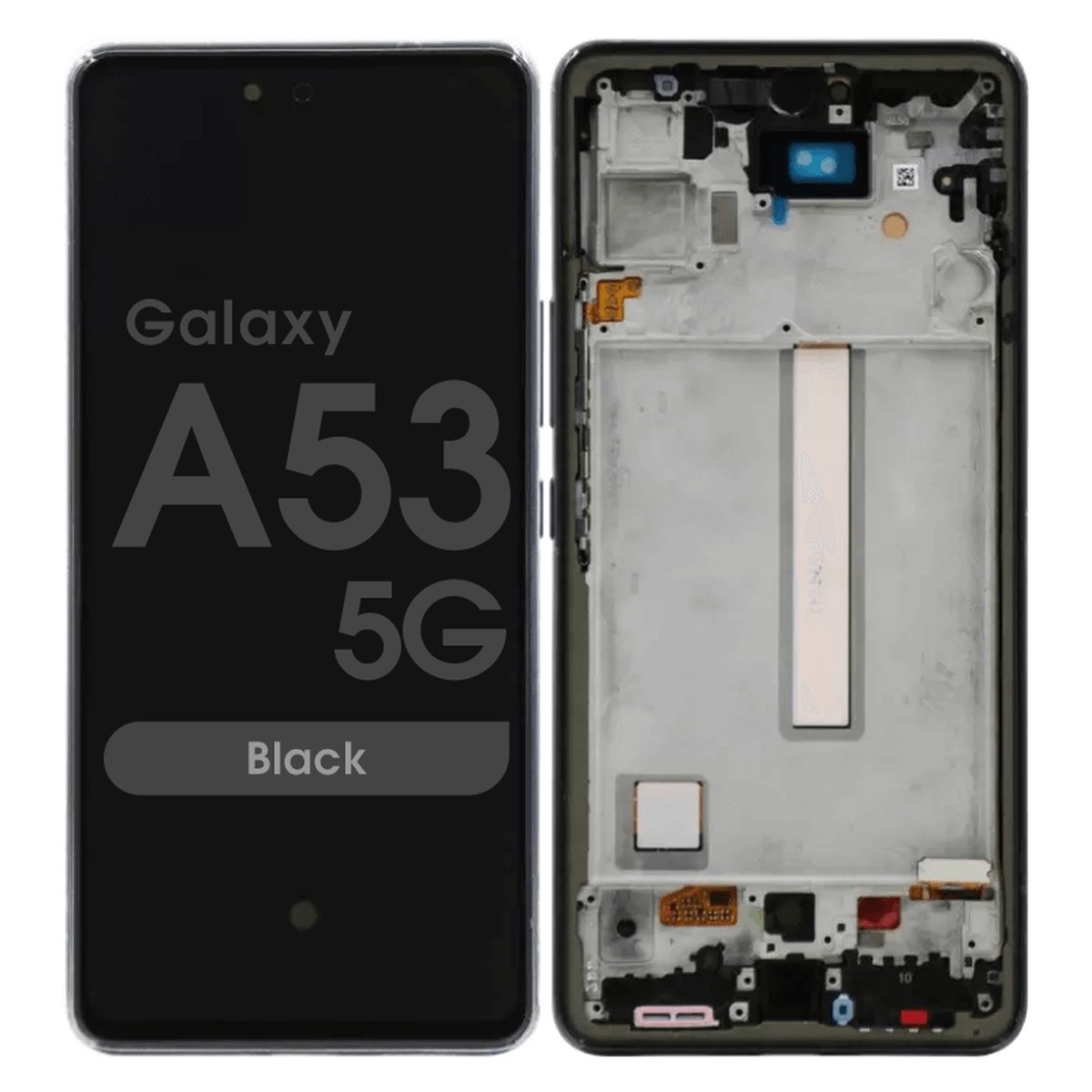 Pantalla OLED con táctil + marco Service Pack para Galaxy A53 5G, A536 / 2022 / Black