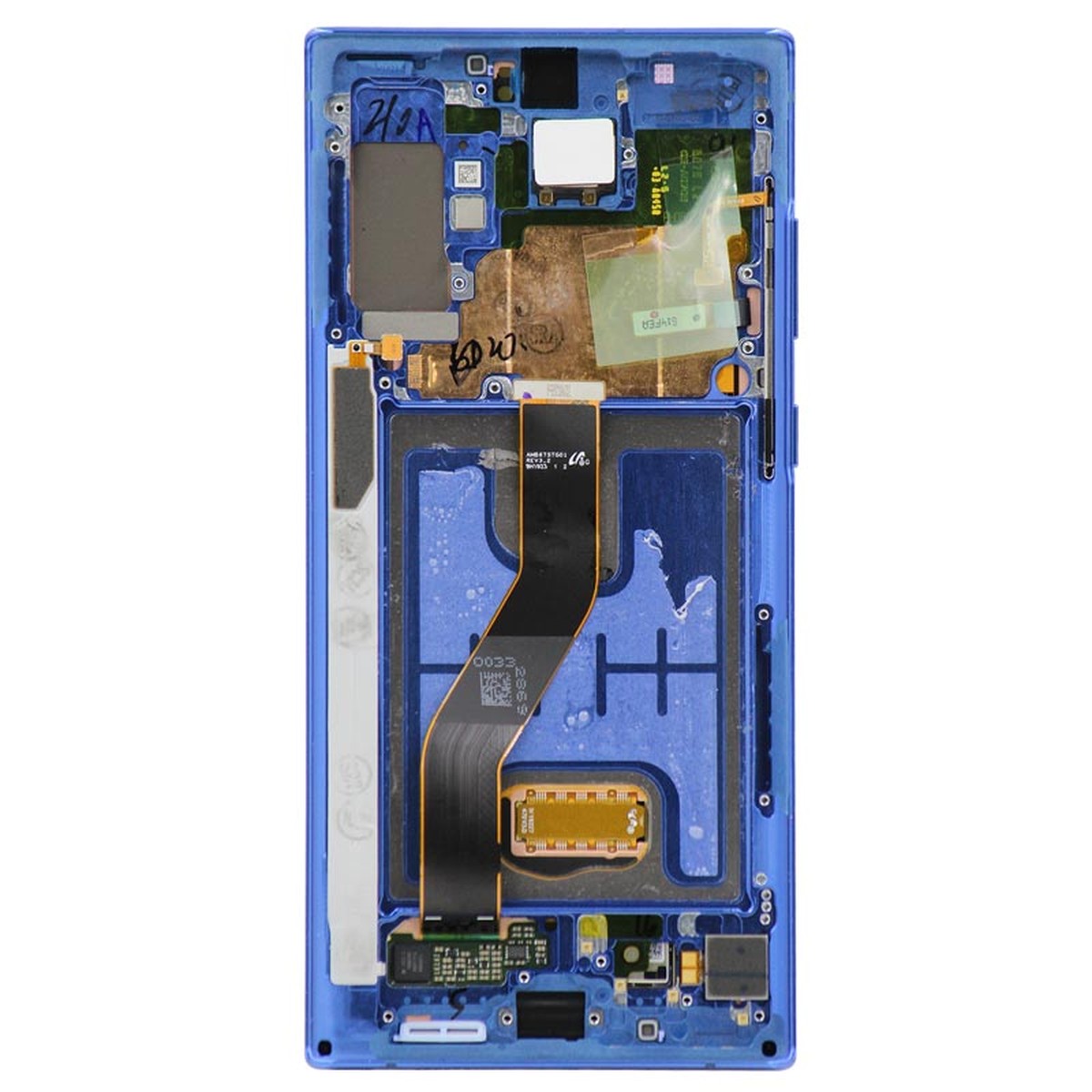 Pantalla OLED con táctil + marco Service Pack para Galaxy Note 10 Plus / 5G (N975/N976), Aura Blue — imagen 3