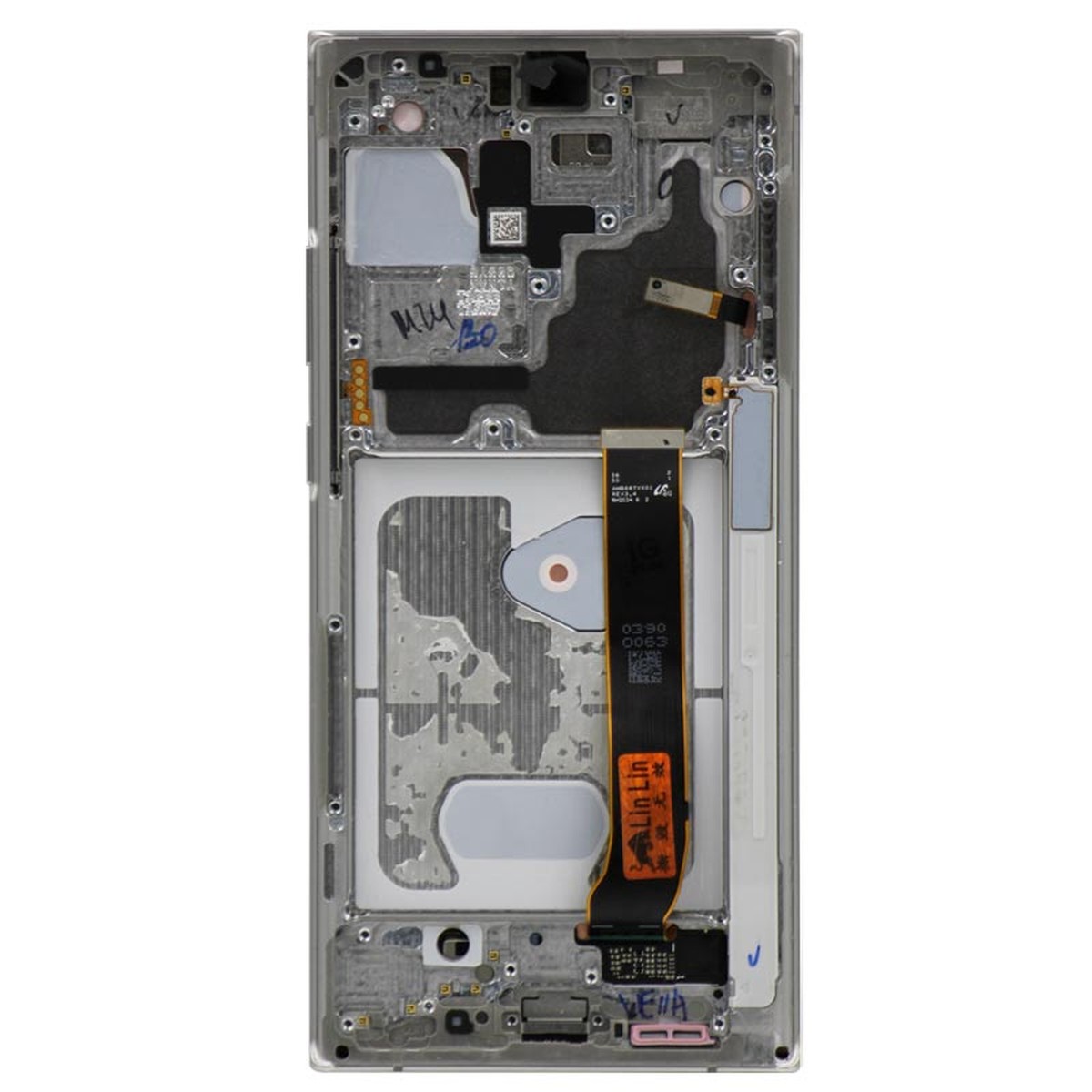 Pantalla OLED con táctil + marco Service Pack para Galaxy Note 20 Ultra 5G (N985/N986), Mystic White — imagen 3
