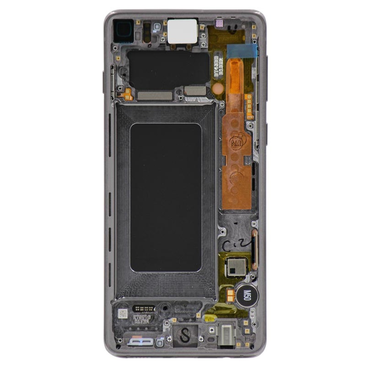 Pantalla OLED con táctil + marco Service Pack para Galaxy S10 (G973), Prism Black — imagen 3
