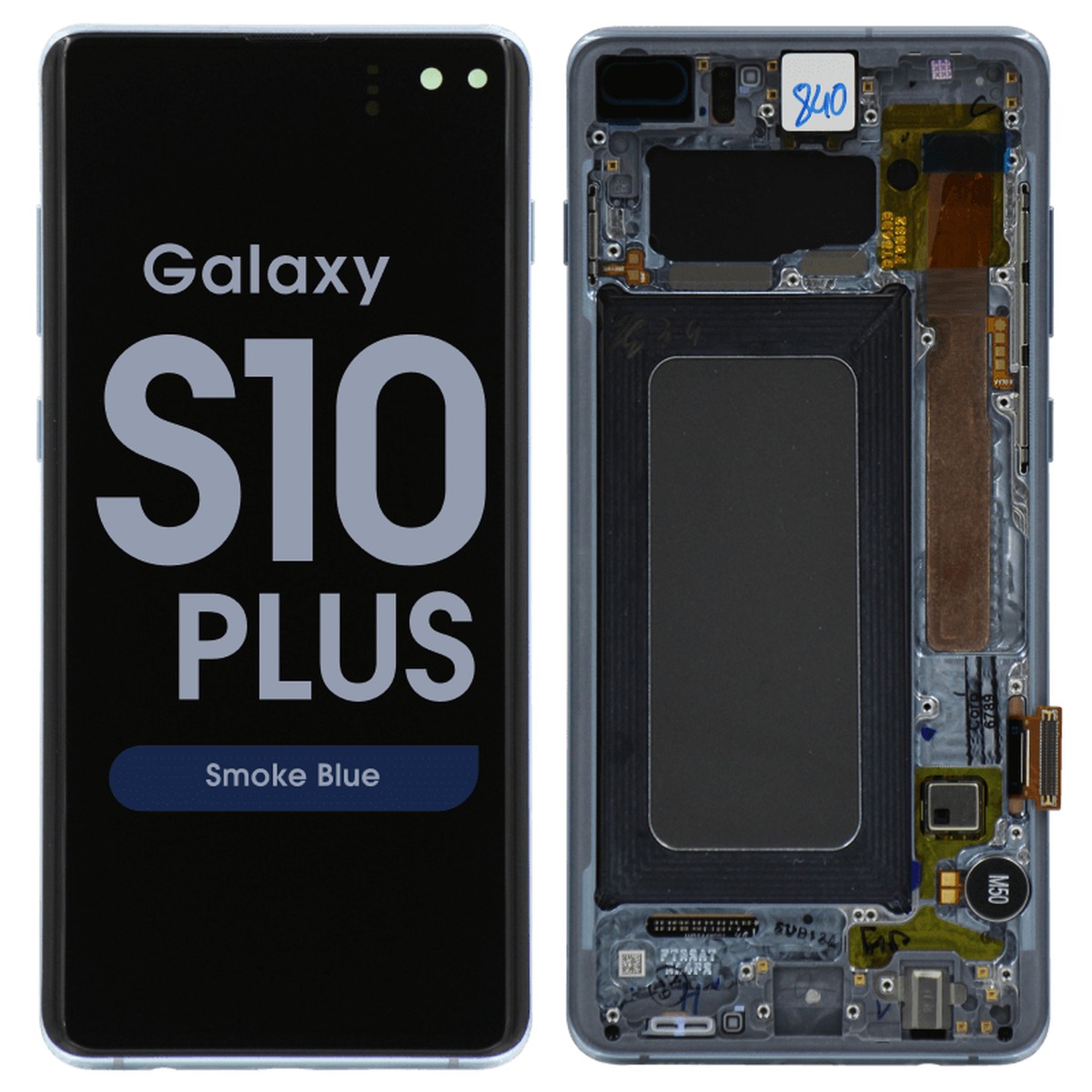 Pantalla OLED con táctil + marco Service Pack para Galaxy S10 Plus (G975), Smoke Blue