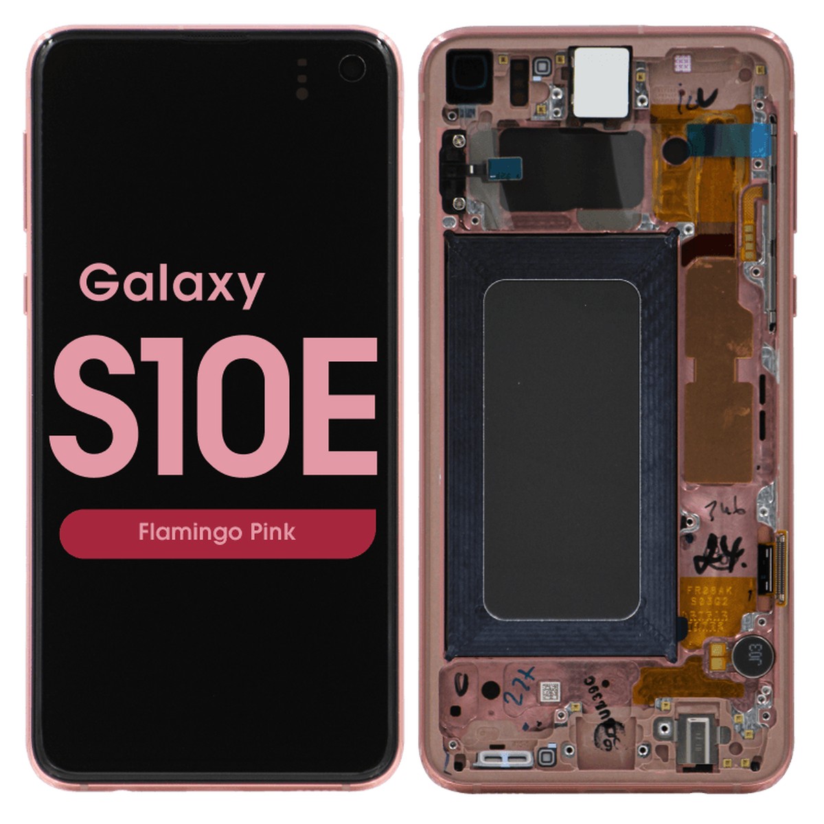 Pantalla OLED con táctil + marco Service Pack para Galaxy S10e (G970), Flamingo Pink
