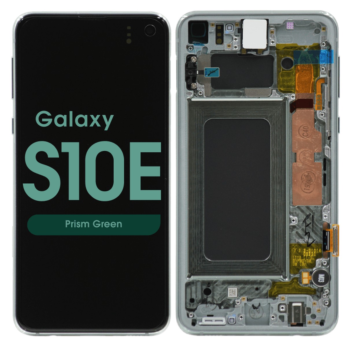 Pantalla OLED con táctil + marco Service Pack para Galaxy S10e (G970), Prism Green