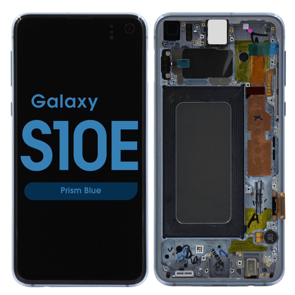 Pantalla OLED con táctil + marco Service Pack para Galaxy S10e (G970), Prism Blue