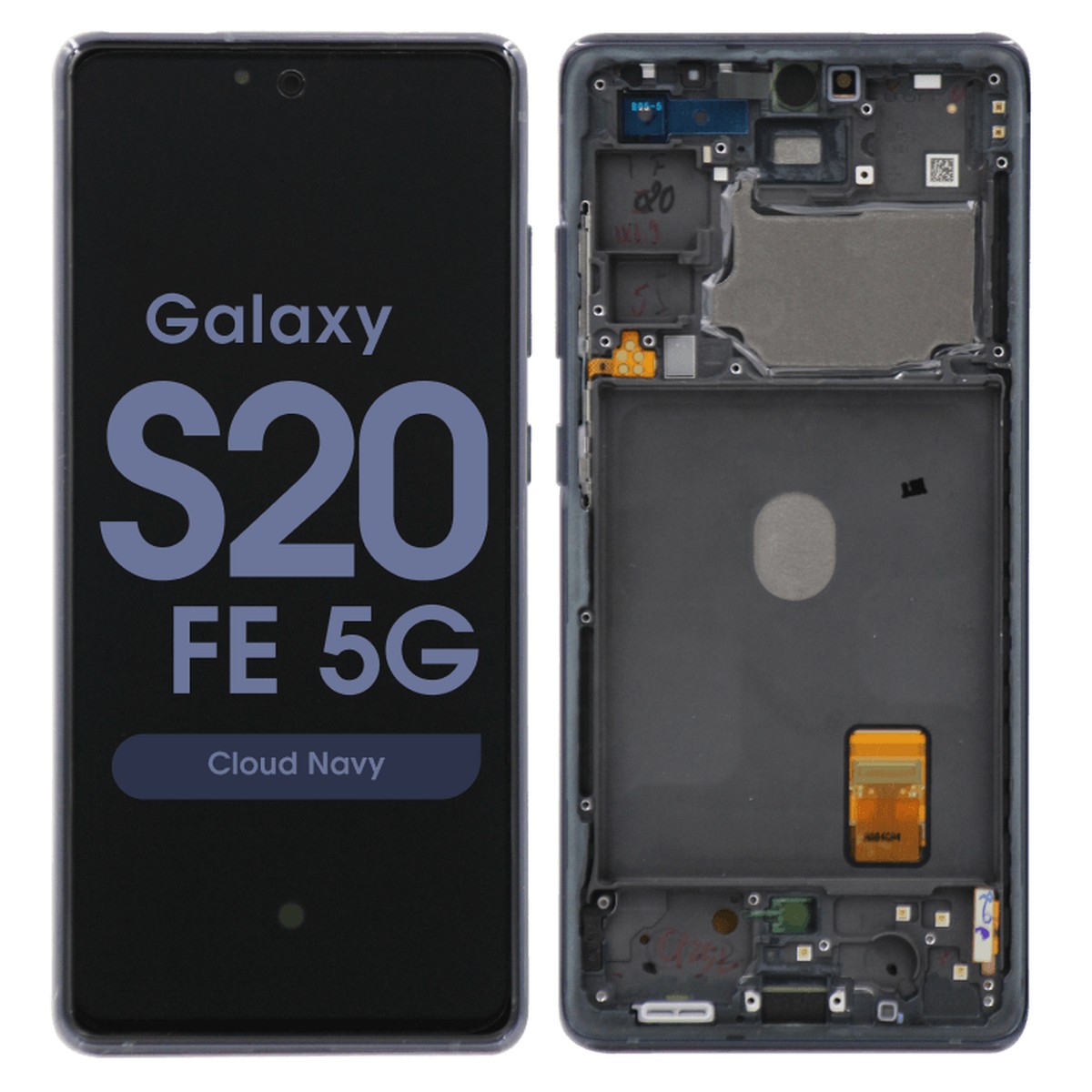 Pantalla OLED con táctil + marco Service Pack para Galaxy S20 FE 5G (G780/G781), Cloud Mint — imagen 3