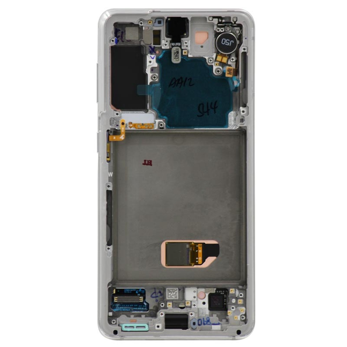 Pantalla OLED con táctil + marco Service Pack para Galaxy S21 (G991), Must Transfer Antenna for Verizon / Phantom White — imagen 3