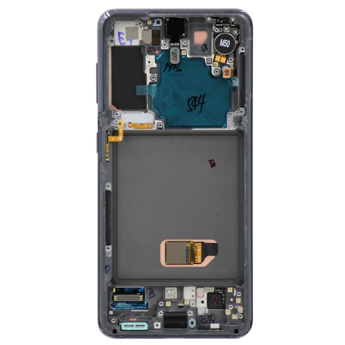 Pantalla OLED con táctil + marco Service Pack para Galaxy S21 (G991), Must Transfer Antenna for Verizon / Phantom Gray — imagen 3