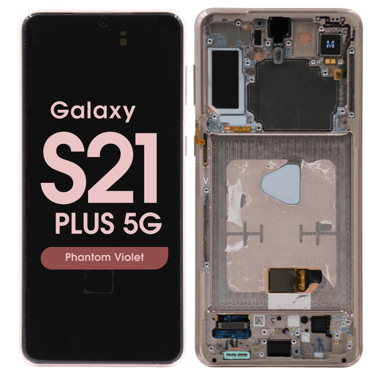 Pantalla OLED con táctil + marco Service Pack para Galaxy S21 Plus 5G (G996), Must Transfer Antenna for Verizon / Phantom Violet