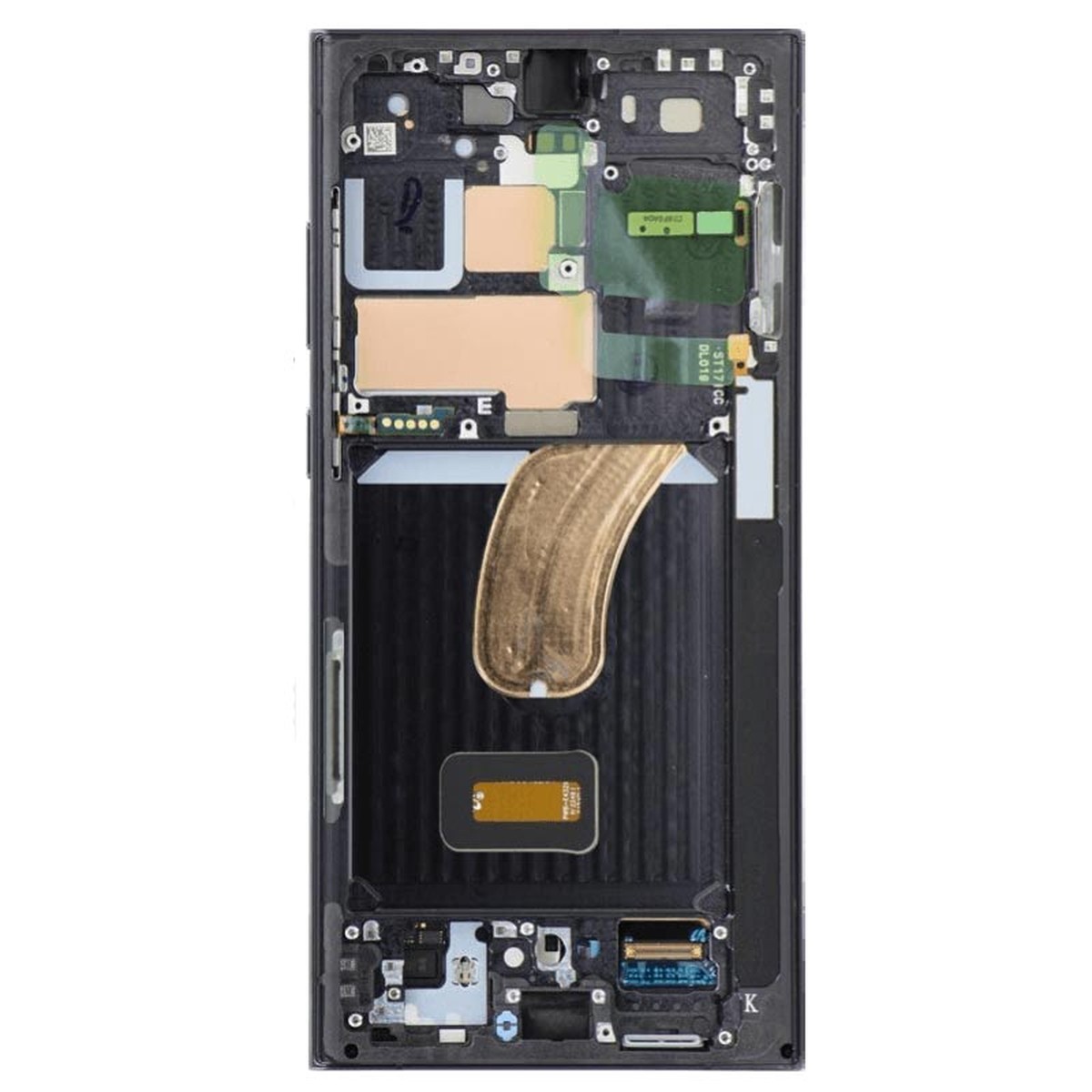 Pantalla OLED con táctil + marco Service Pack para Galaxy S23 Ultra 5G (S918), Versión US / Internacional, Phantom Black — imagen 3