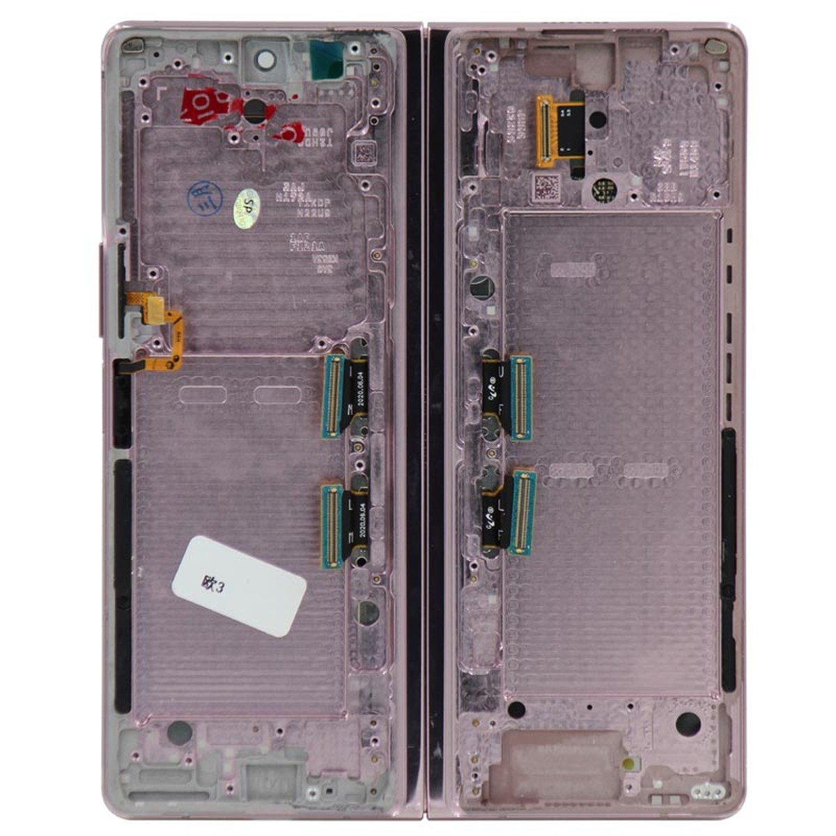 Pantalla OLED con táctil + marco Service Pack para Galaxy Z Fold 2 5G (F916), Versión US / Internacional, Main Screen / Mystic Bronze — imagen 2