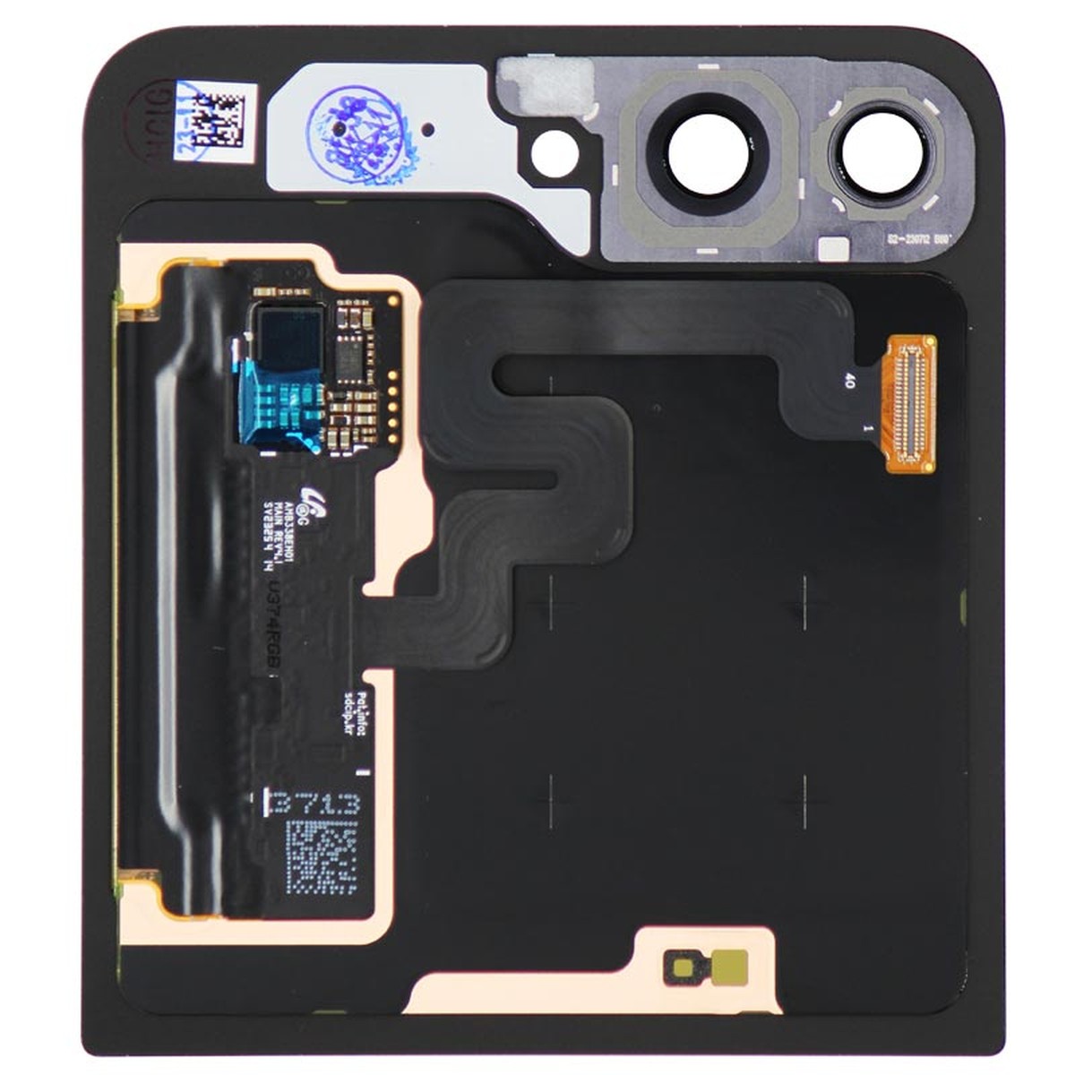 Pantalla Sub OLED con táctil sin marco Service Pack para Galaxy Z Flip 5 5G (F731), Graphite — imagen 2