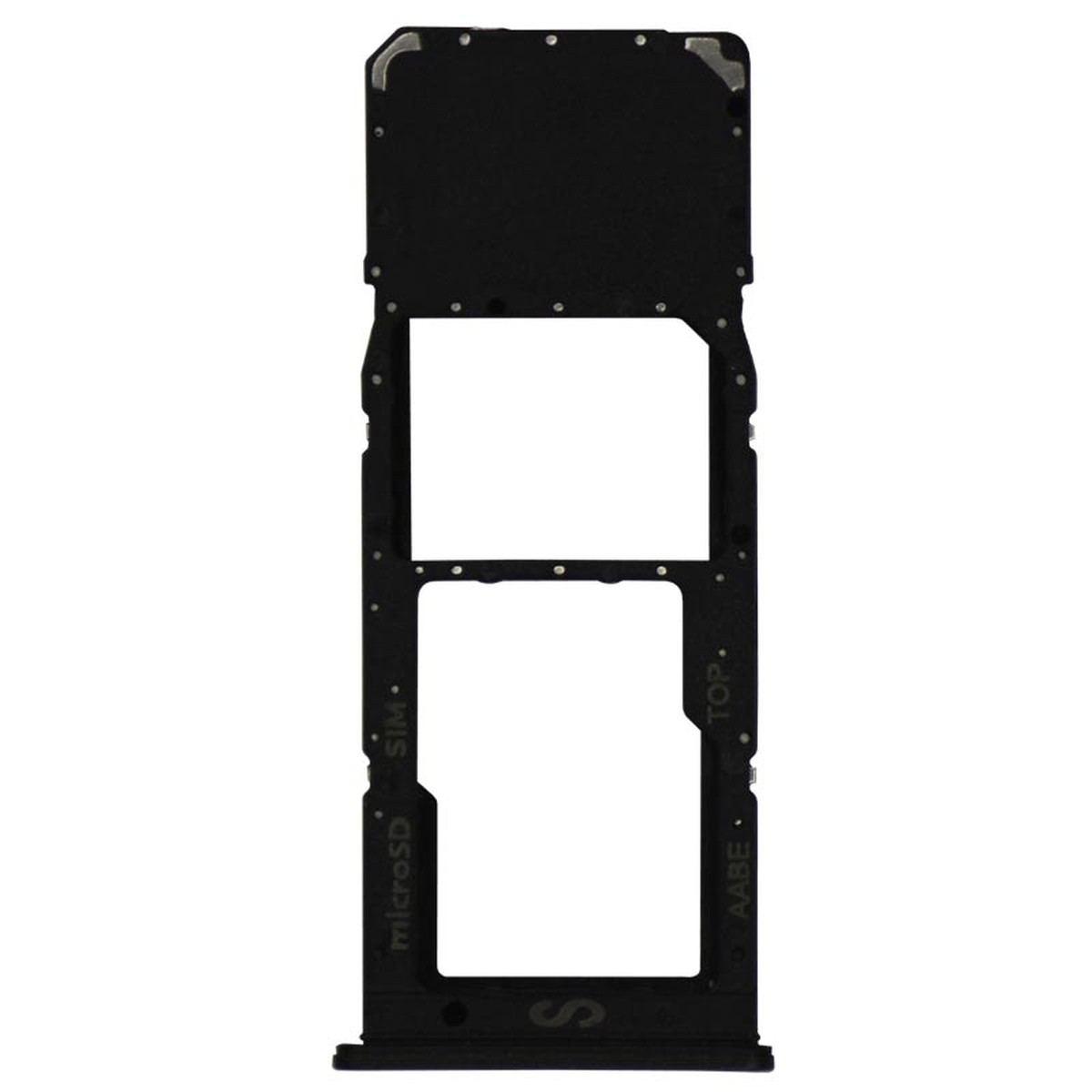 Bandeja SIM simple para Galaxy A02, A022 / 2020 / Black