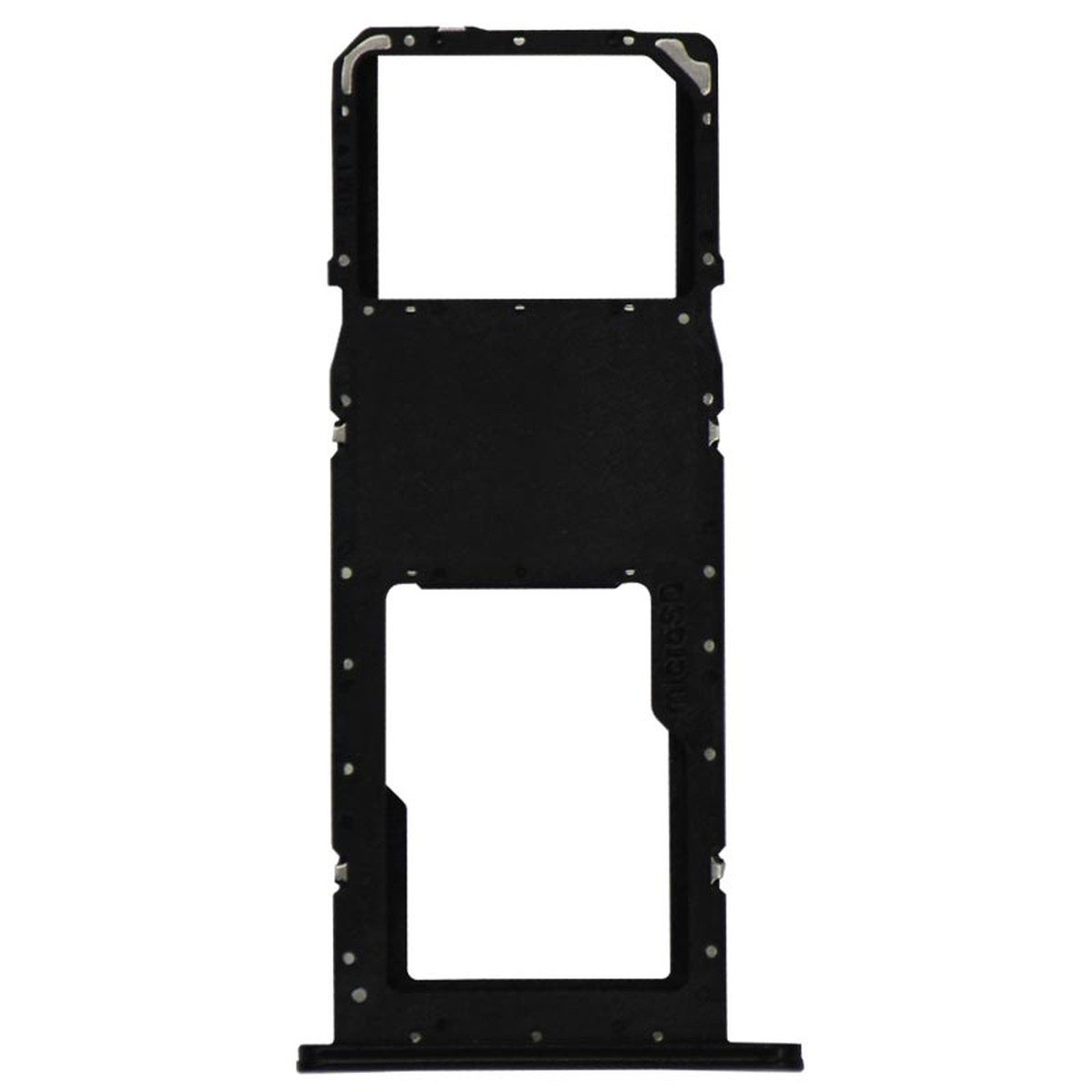 Bandeja SIM simple para Galaxy A02s, A025 / 2020 / Black