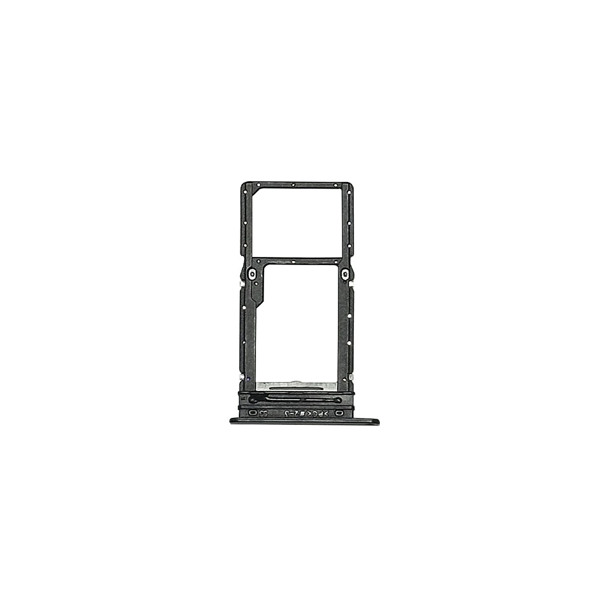 Bandeja SIM simple para Galaxy A16 4G / A16 5G, A165 / 2024 / A166 / 2024 / Blue Black