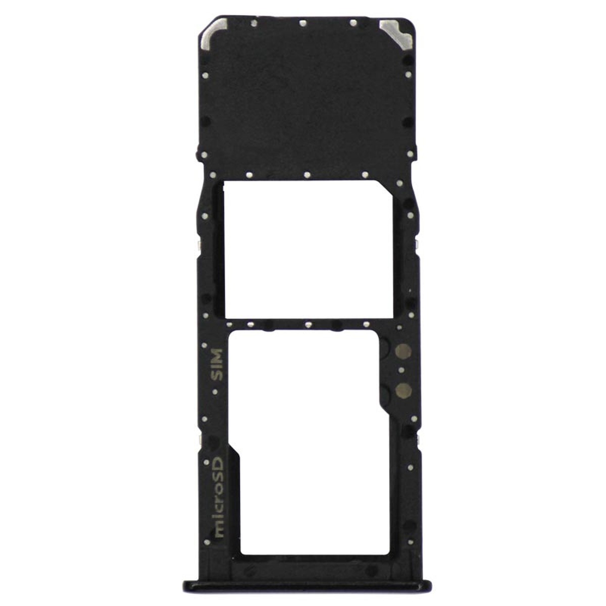 Bandeja SIM simple para Galaxy A51 / A71, A515 / 2019 / A715 / 2020 / Prism Crush Black
