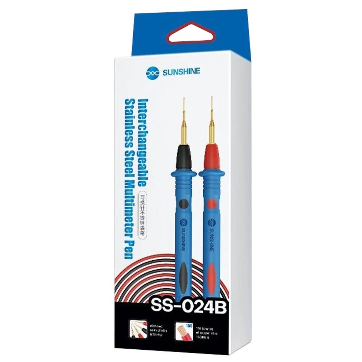 Puntas de prueba para multímetro SS-024B universal digital Sunshine