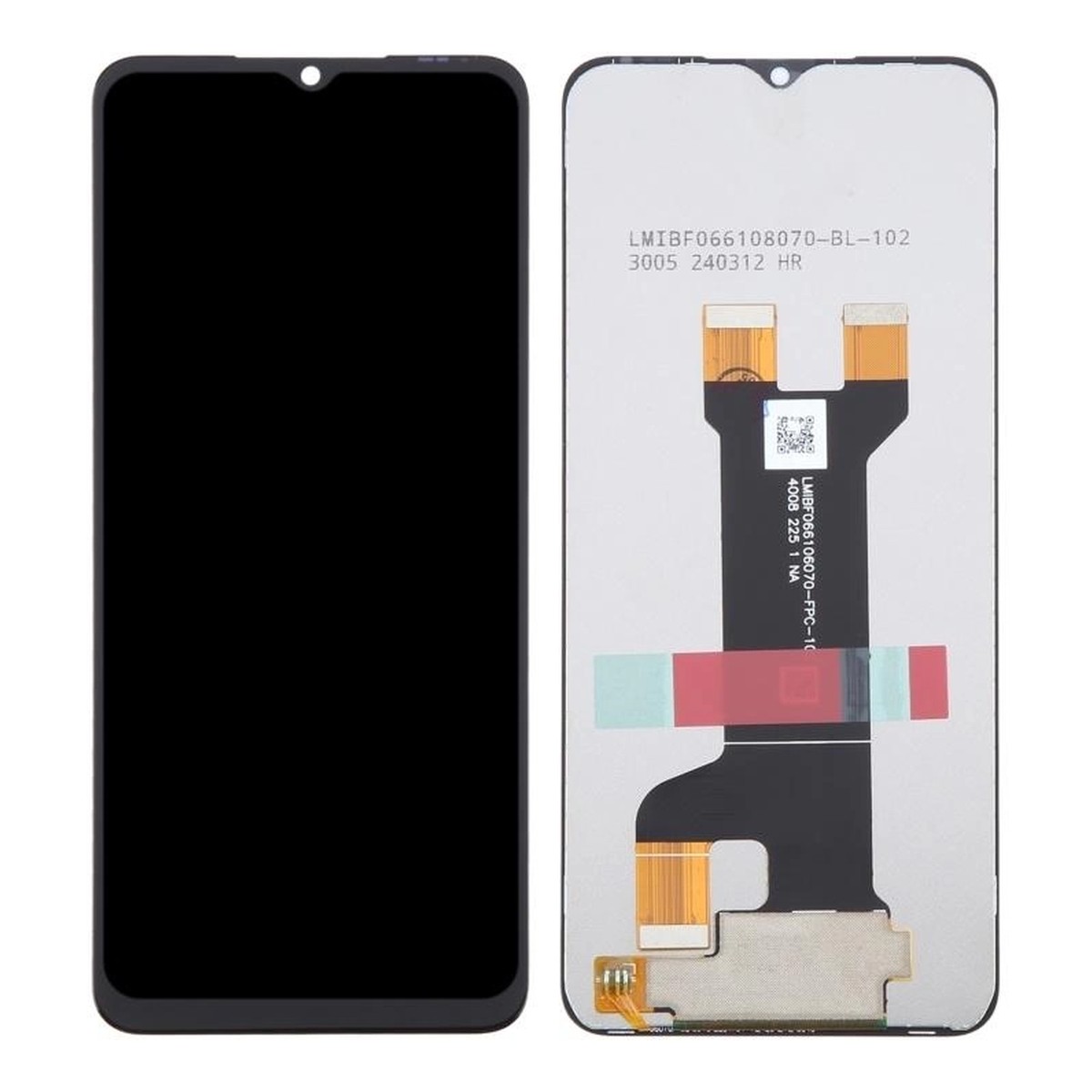 Pantalla LCD con táctil para ZTE Blade V50 Design 5G, Negro