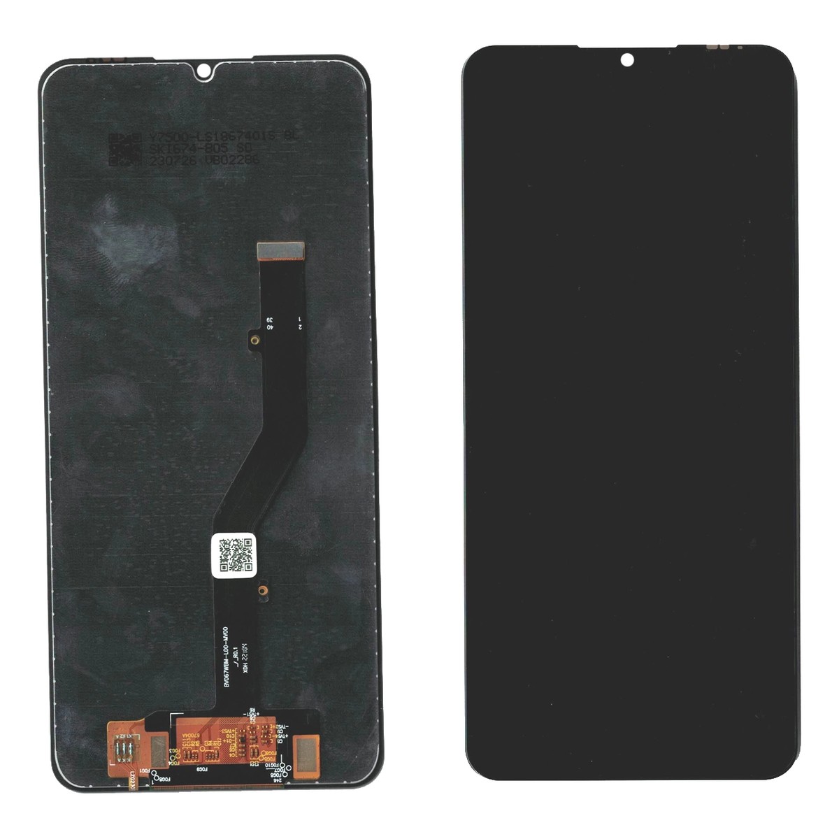 Pantalla LCD con táctil para ZTE Blade A72S, Negro