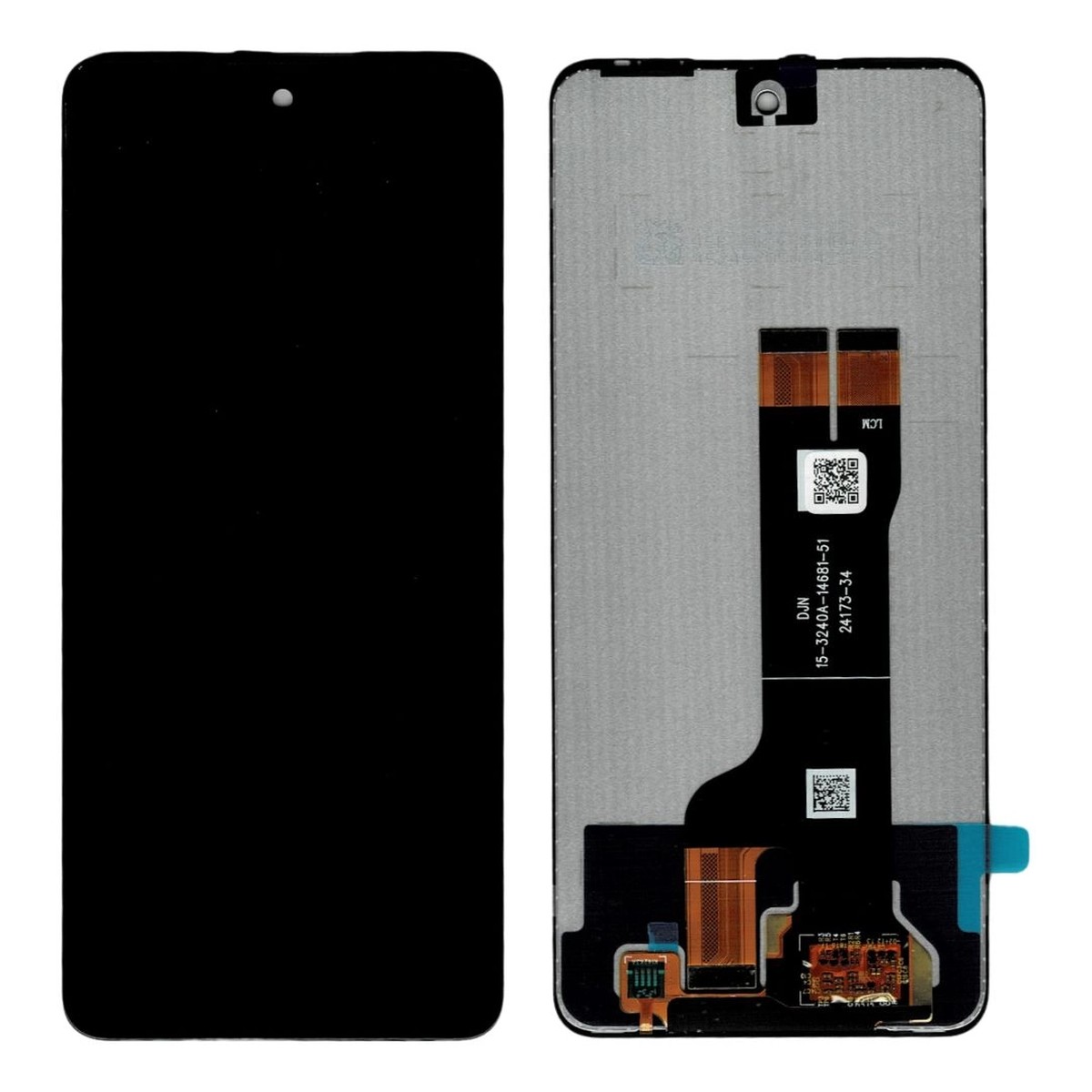 Pantalla LCD con táctil para ZTE Blade A75 5G, Negro
