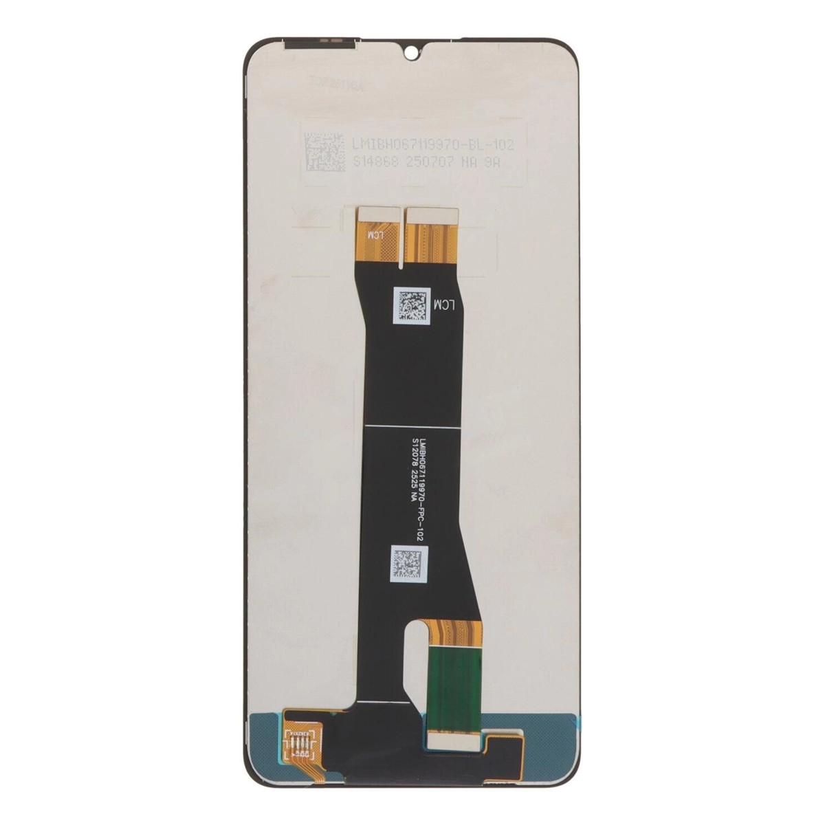 Pantalla LCD con táctil para ZTE Blade A56 / ZTE Blade A76 5G, Negro