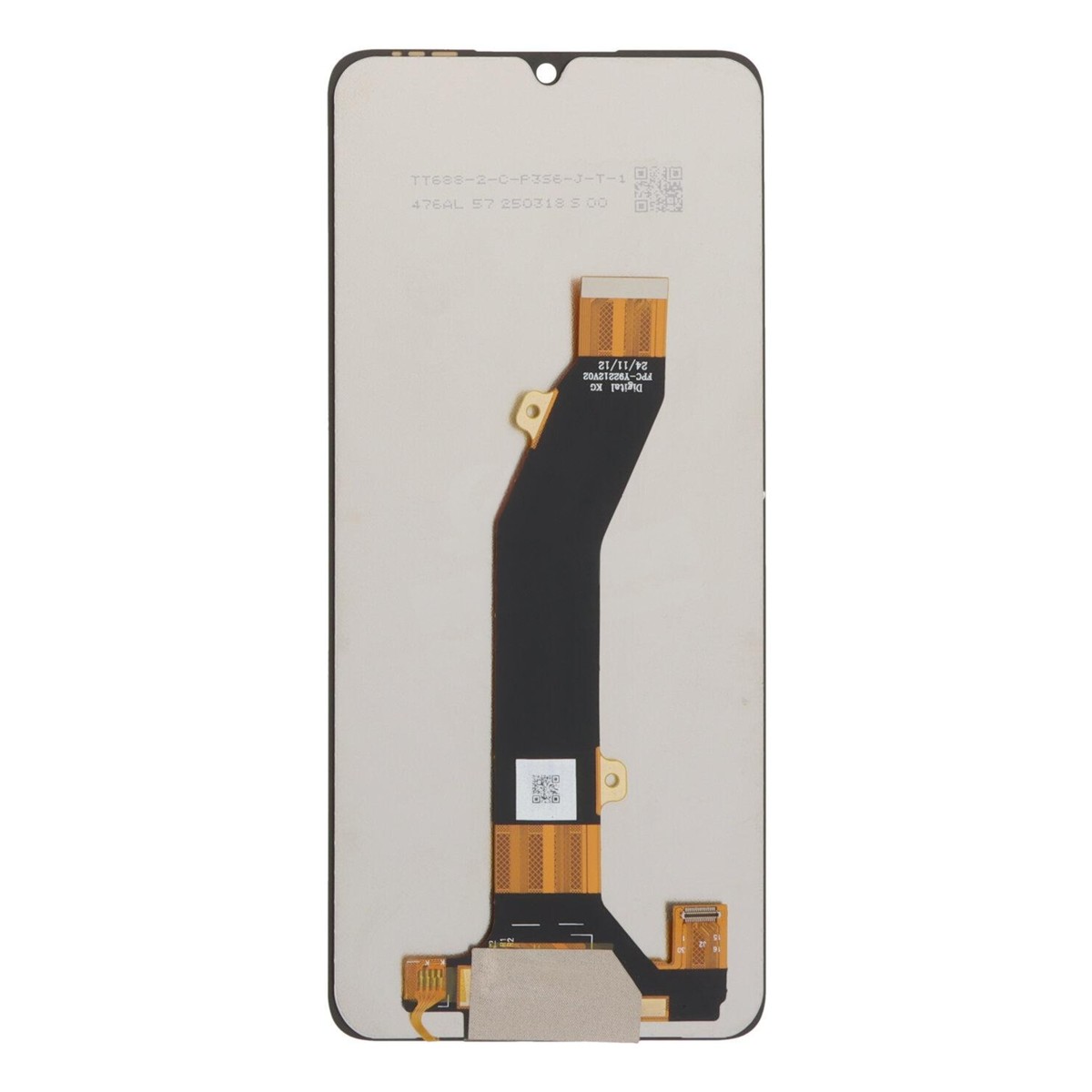 Pantalla LCD con táctil para ZTE Blade V70 Max, Negro