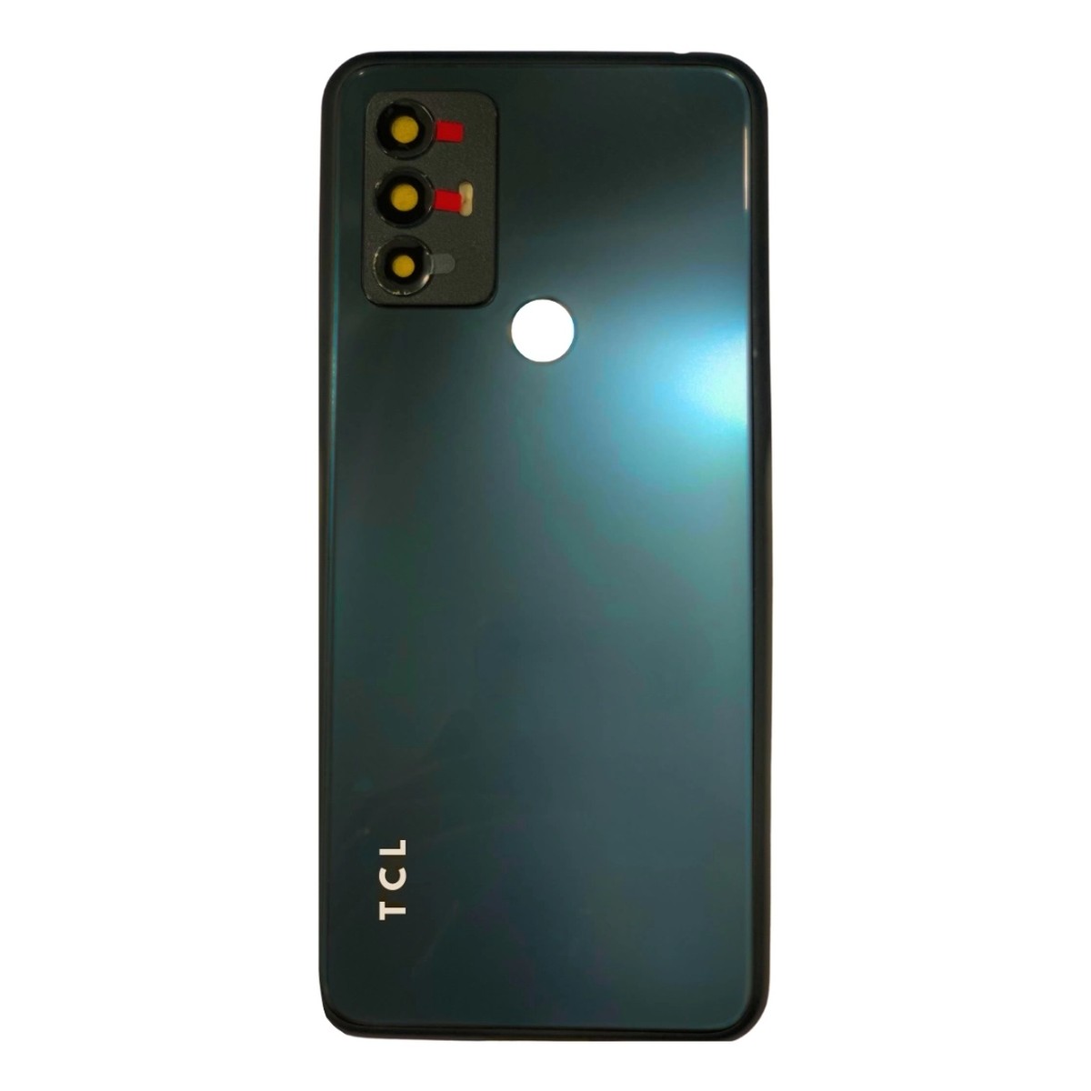 Tapa trasera con lente de cámara para TCL 30 SE, Negro