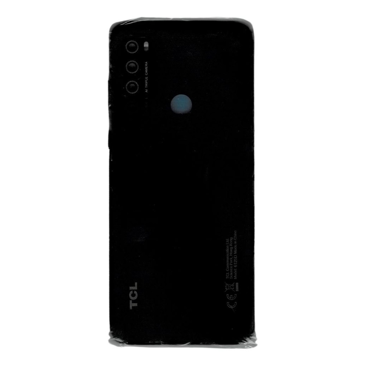 Tapa trasera con lente de cámara para TCL 20E, Negro