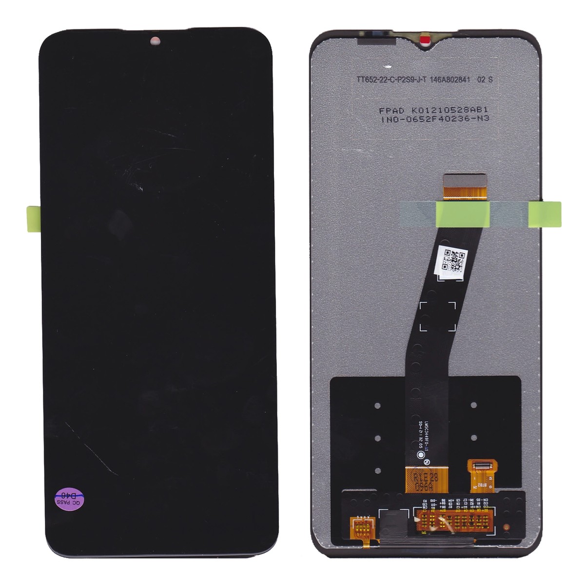 Pantalla LCD con táctil para TCL 20E, Negro