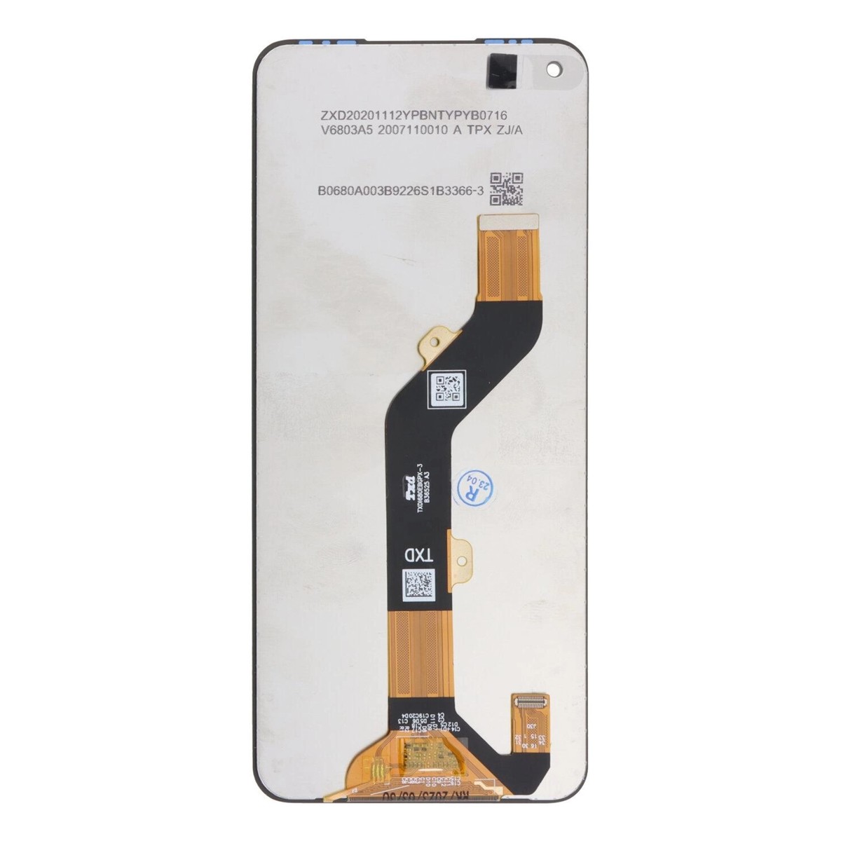 Pantalla LCD con táctil para Tecno Spark 6, Negro