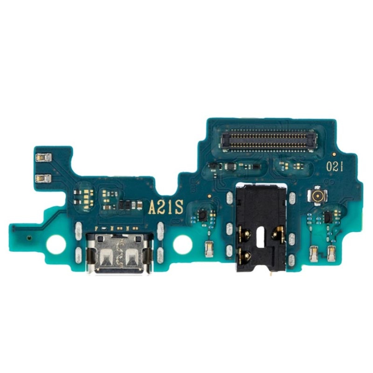 Placa de carga USB-C con jack de auriculares para Galaxy A21s, A217 / 2020