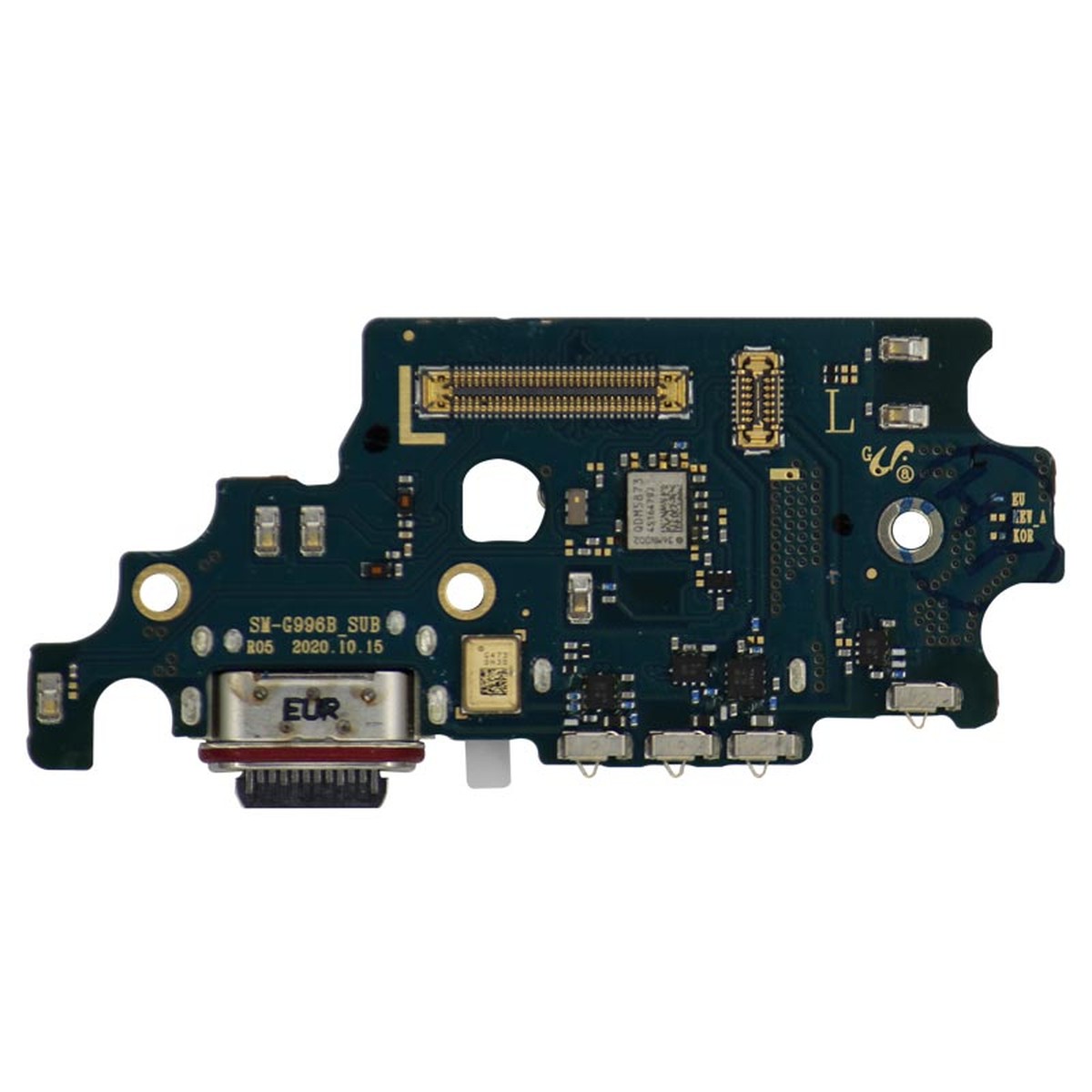 Placa de carga USB-C con lector de tarjeta SIM para Galaxy S21 Plus 5G (G906B), Versión Internacional — imagen 2