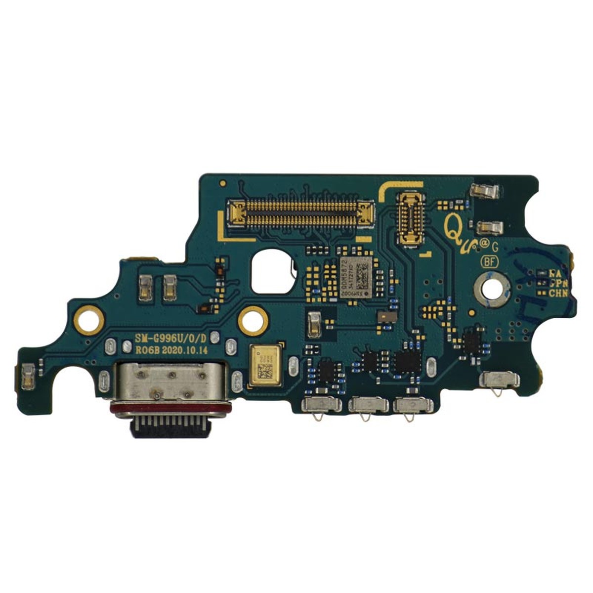 Placa de carga USB-C con lector de tarjeta SIM para Galaxy S21 Plus 5G (G996U), Versión US — imagen 2