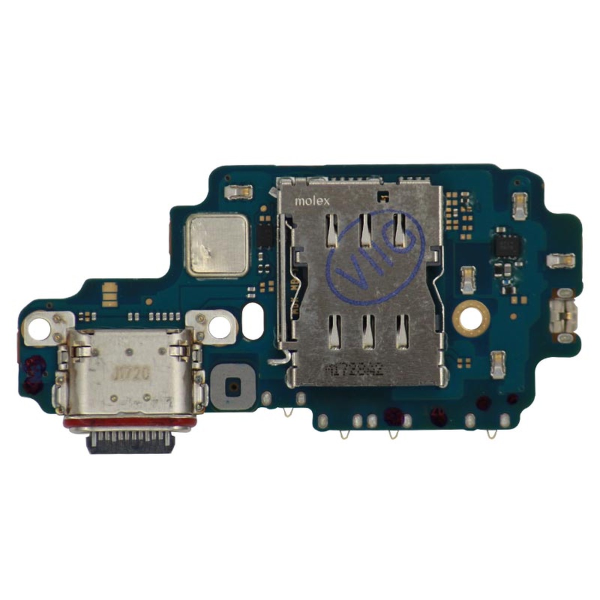 Placa de carga USB-C con lector de tarjeta SIM para Galaxy S22 Ultra 5G (S908U), Versión US — imagen 2