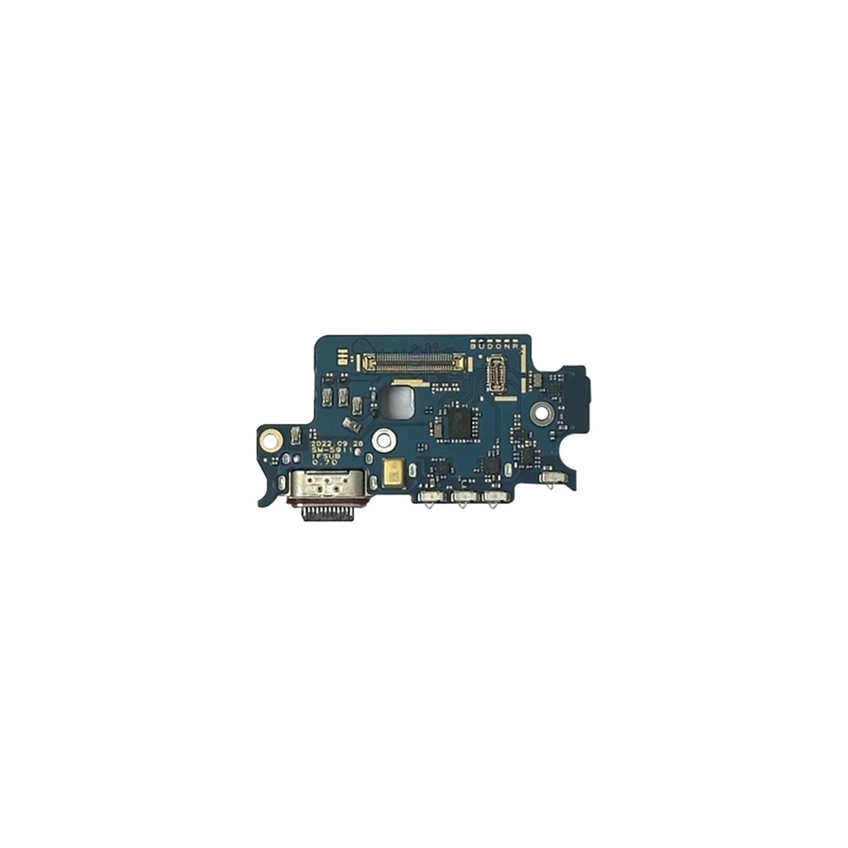 Placa de carga USB-C con lector de tarjeta SIM para Galaxy S23 5G (S911), Versión US