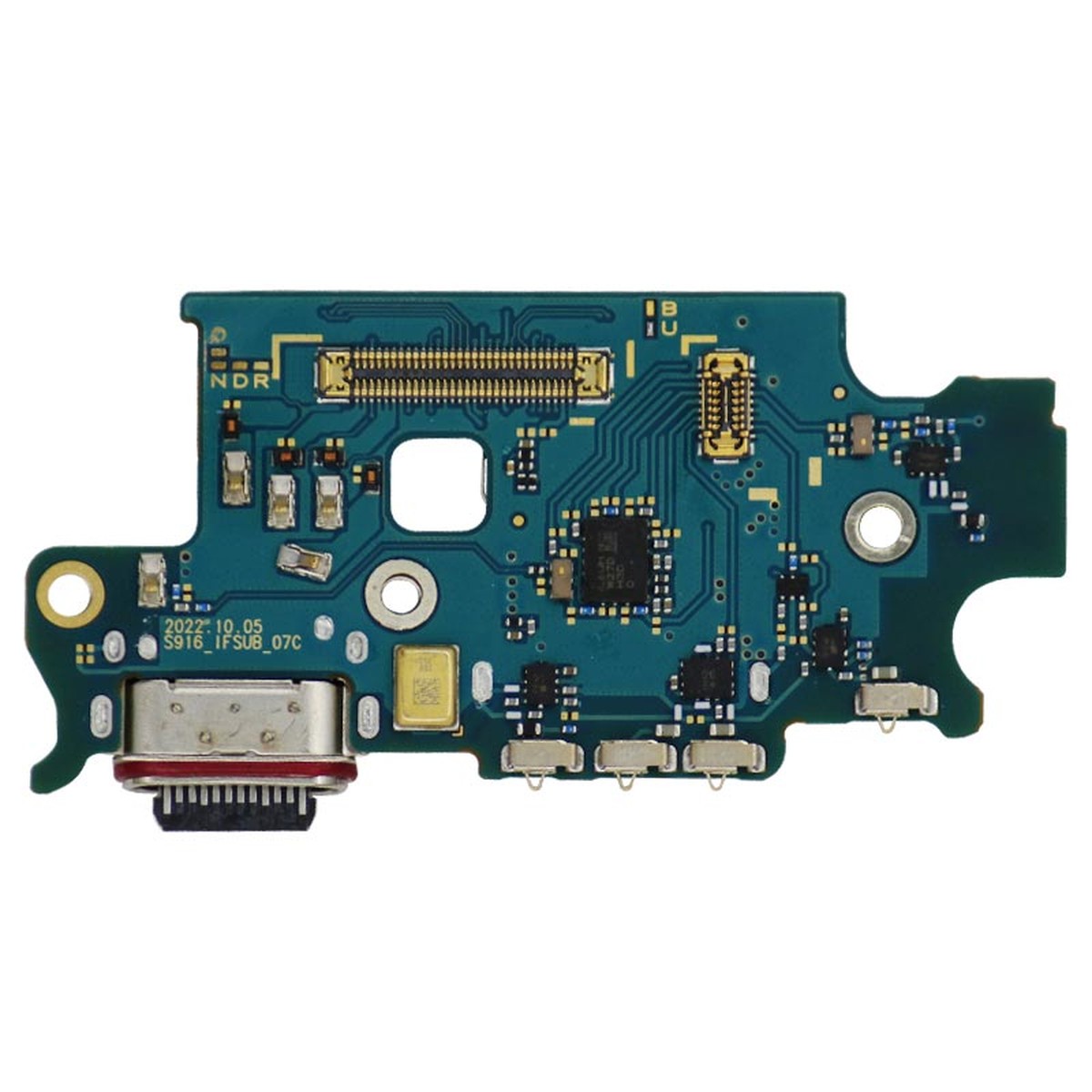 Placa de carga USB-C con lector de tarjeta SIM para Galaxy S23 Plus 5G (S916U), Versión US — imagen 2