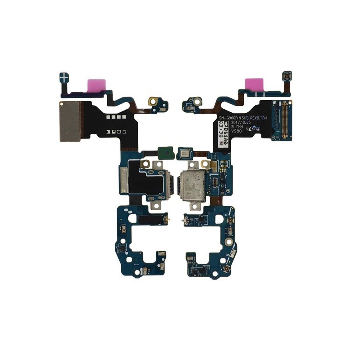 Flex de puerto de carga USB-C para Galaxy S9 (G960F), Versión Internacional