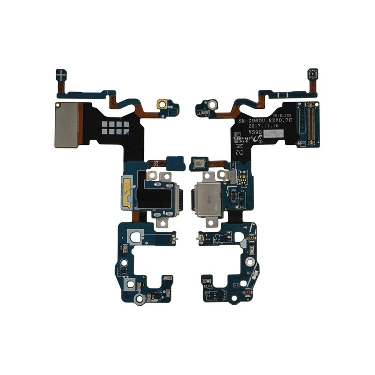 Flex de puerto de carga USB-C para Galaxy S9 (G960U), Versión US