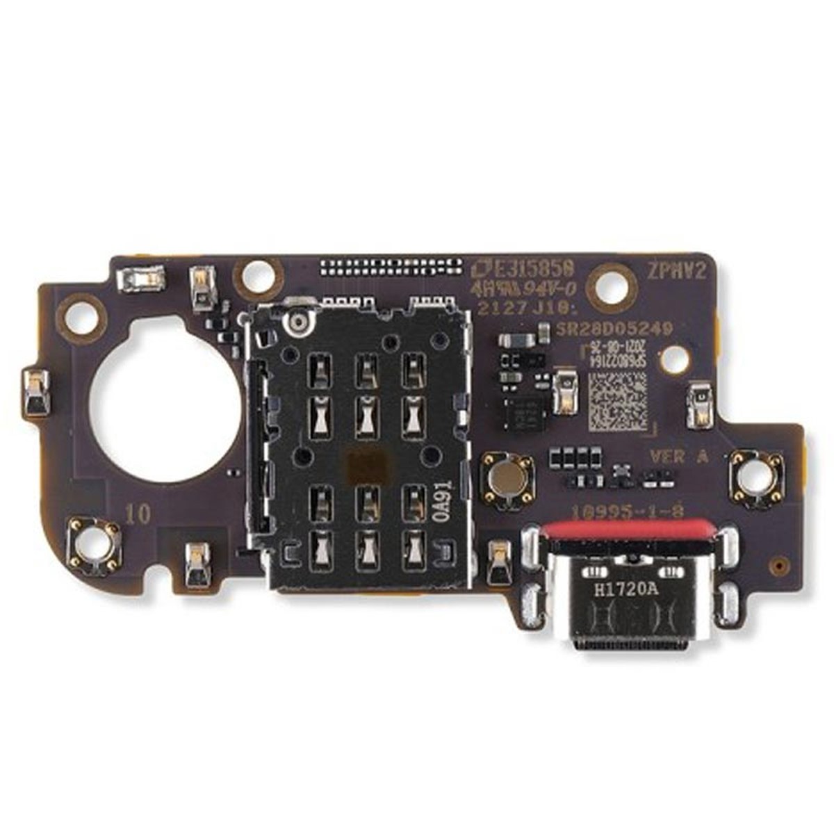 Flex de puerto de carga USB-C para Moto Edge 2021 (XT2141-2) — imagen 2